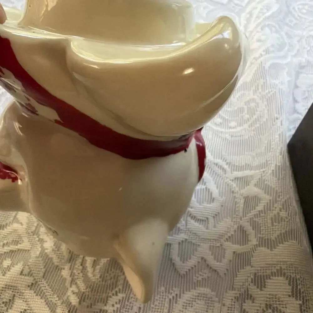 Shawnee Pottery Smiley Pig Vintage Cookie Jar 11